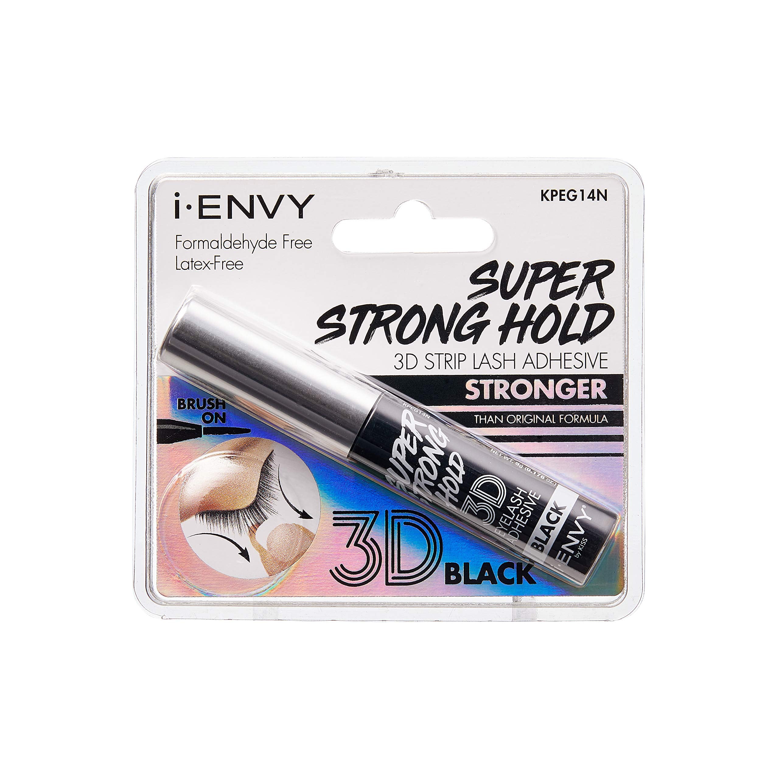 iâ€¢ENVY Super Strong Hold Eyelash Glue, Waterproof, Latex-Free
