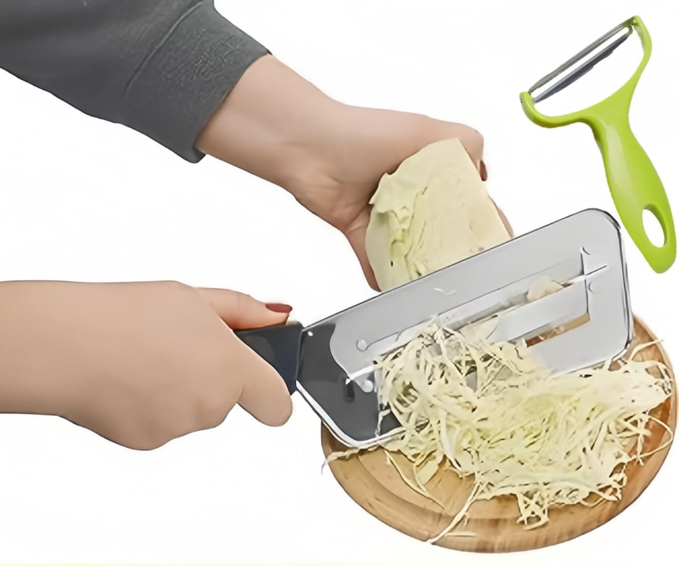 Vegetables Grater Cutter for The Thermomix TM6,Multifunctional Mix Cover  Thermomix Accessories(Coarse+Fine Cutter Set)