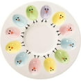 thumbnail image 1 of i Kito Ceramic Deviled Egg Platter with Easter Chicks Design, 1 of 4