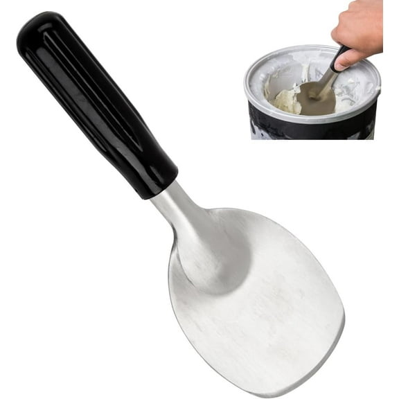 i Kito Commercial Ice Cream Spade Scoop Heavy Duty Stainless Steel with Non-Slip Handle