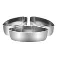 thumbnail image 1 of i Kito Divided Steamer Tray for Pot, Rice Cooker Steamer Plate Silver 3 Section Stainless Steel, 1 of 8