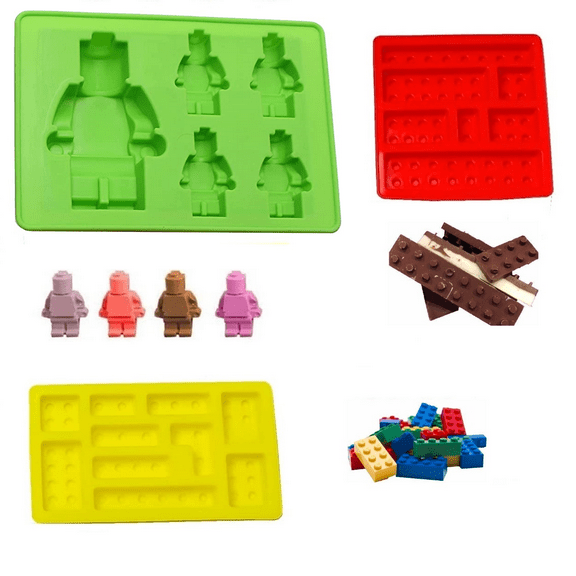 i Kito Ice Molds Silicone Candy Molds 3 Sets, Silicone Chocolate Molds for Baking Parties