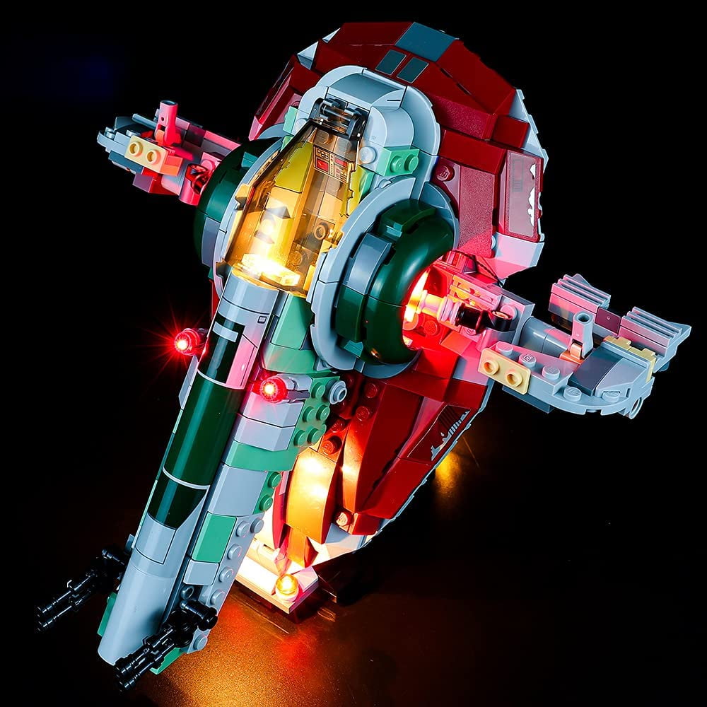 i Kito LED Light Kit for Lego 75312 Boba Fett's Starship(75312 Excluded)