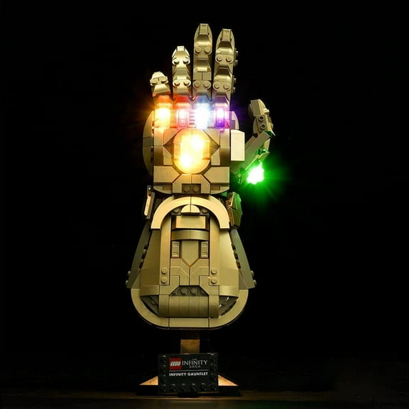i Kito Led Lighting Set for Lego Infinity Gauntlet, Light kit for 76191 Gauntlet Hand