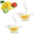 thumbnail image 1 of i Kito Lemon Slice Squeezer, Lemon Press Hand Juicer, Tabletop Lemon Presser 2pc Clear, 1 of 5