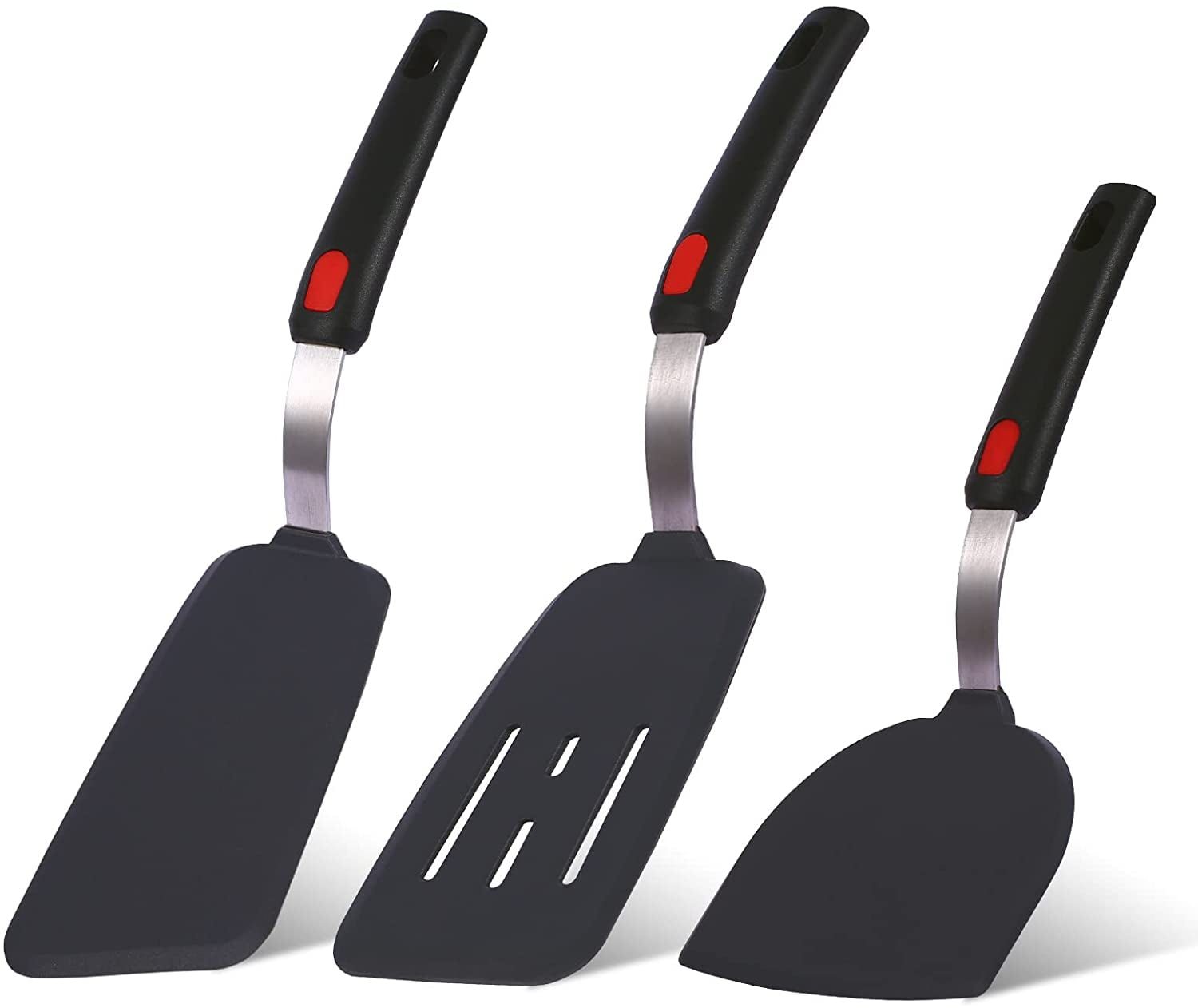 Mercer Culinary Hell's Tools® Black Slotted Spatula (12)