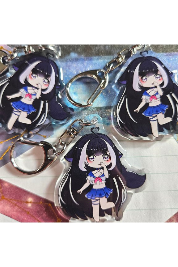 i[LAST BATCH] 2 Vtuber ShyLily Streamer Chibi Acrylic keychain" (1 keychain)