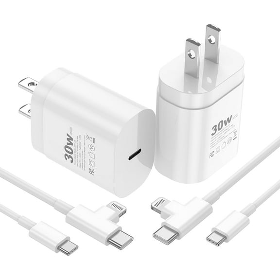 i Phone 17 16 15 Charger Fast Charging,2Pack 30W USB C Wall Charger Block 10FT C to Type C& Cable Compatible with iPhone17 16 15 14 13 12 11,Samsung Galaxy S25/S24/S23/S22/S21 Case