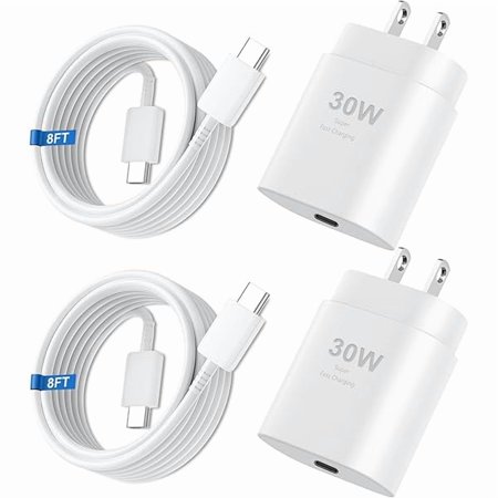 i.Phone 16 15 Pro Max Charger Fast Charging, 30W USB C i.Phone 15 16 Pro Max Fast Charger Block with 6FT Long USB C Charging Cable for iPhone 16 Pro Max/16 Pro/15 Pro Max,iPad,Samsung Galaxy S24
