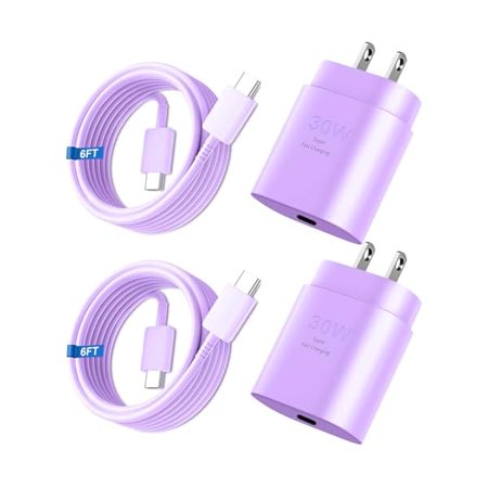 i.Phone 16 15 Pro Max Charger Fast Charging, 30W USB C i.Phone 15 16 Pro Max Fast Charger Block with 6FT Long USB C Charging Cable for iPhone 16 Pro Max/16 Pro/15 Pro Max,iPad,Samsung Galaxy S24