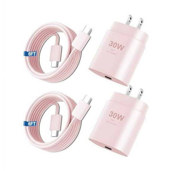 i.Phone 16 15 Pro Max Charger Fast Charging, 30W USB C i.Phone 15 16 Pro Max Fast Charger Block with 6FT Long USB C Charging Cable for iPhone 16 Pro Max/16 Pro/15 Pro Max,iPad,Samsung Galaxy S24
