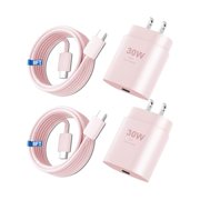 i.Phone 16 15 Pro Max Charger Fast Charging, 30W USB C i.Phone 15 16 Pro Max Fast Charger Block with 8FT Long USB C Charging Cable for iPhone 16 Pro Max/16 Pro/15 Pro Max,iPad,Samsung Galaxy S24