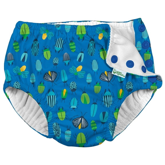 i Play Boys Reusable Absorbent Baby Swim Diapers Blue Buglife 6 Months