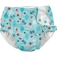 thumbnail image 1 of i Play Boys Reusable Absorbent Baby Swim Diapers Light Aqua Celebration 6 Months, 1 of 3