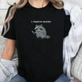 thumbnail image 1 of i Require Snacks Raccoon T-Shirt Unisex, Sizes S-5XL, Tbun, 1 of 5