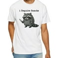 thumbnail image 1 of i Require Snacks Raccoon T-Shirt, 1 of 5