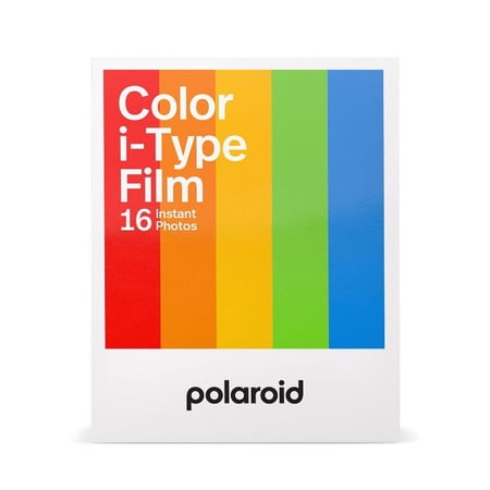 i-Type Color Instant Film 2-Pack, ISO 600, 8 Exposures Per Pack for Instant Camera Photos, Produces Vibrant Colors and Glossy Finish for Everyday Memories
