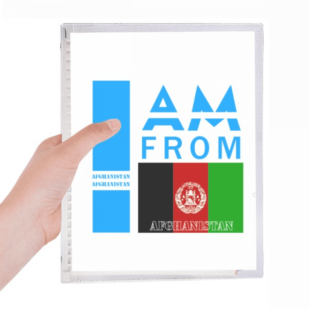 i am from afghanistan notebook loose diary refillable journal statiry