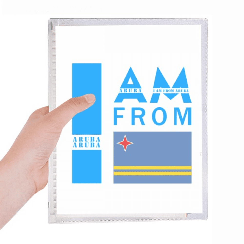 i am from aruba notebook loose diary refillable journal statiry