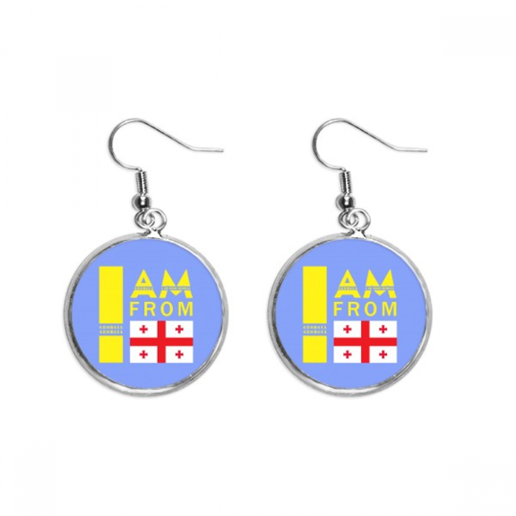 i am from ear dangle silver drop ear jewelry woman
