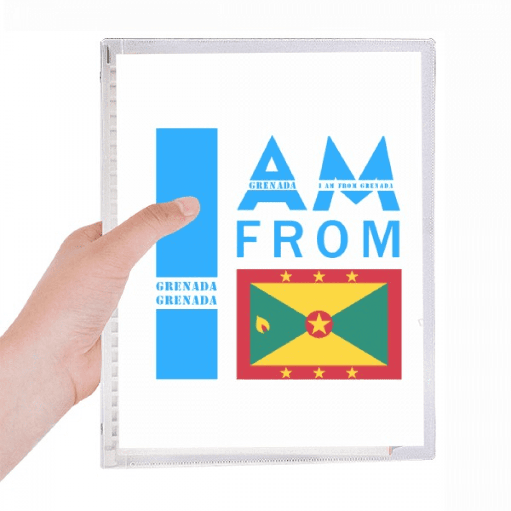 i am from grenada notebook loose diary refillable journal statiry