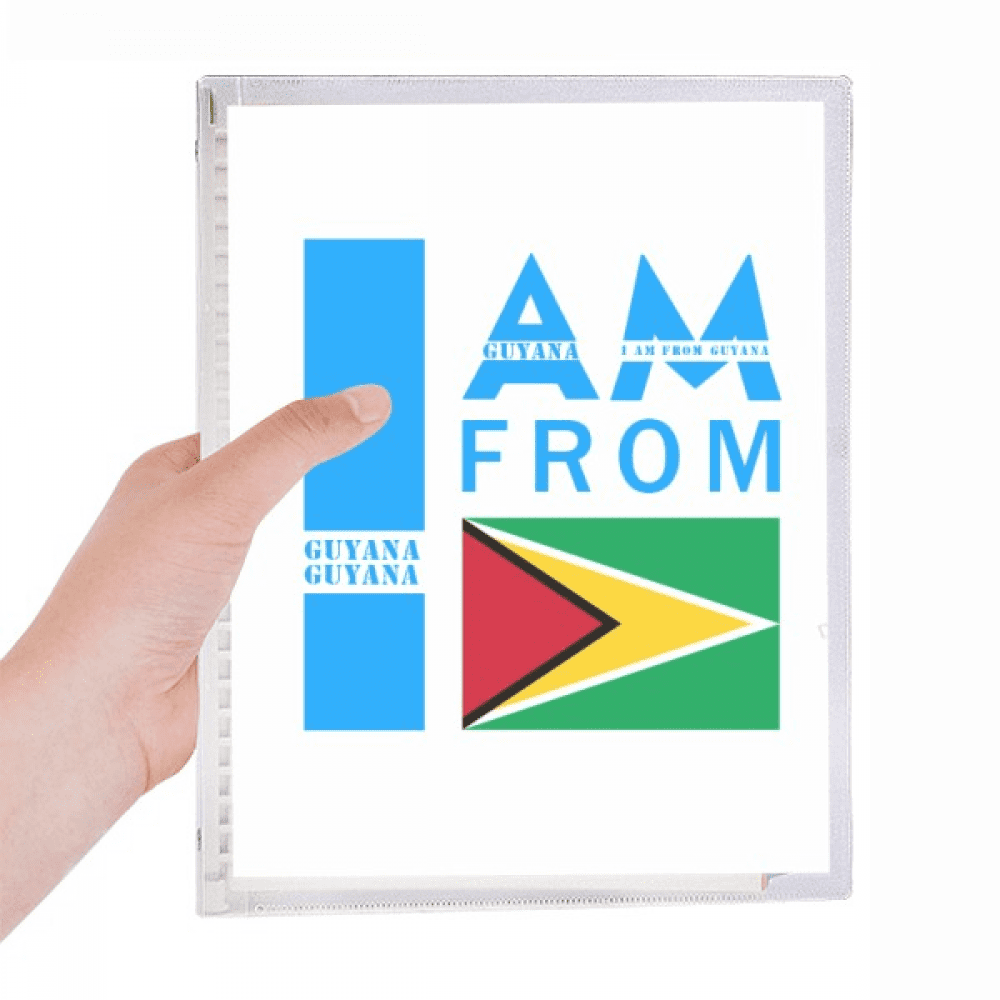 i am from guyana notebook loose diary refillable journal statiry