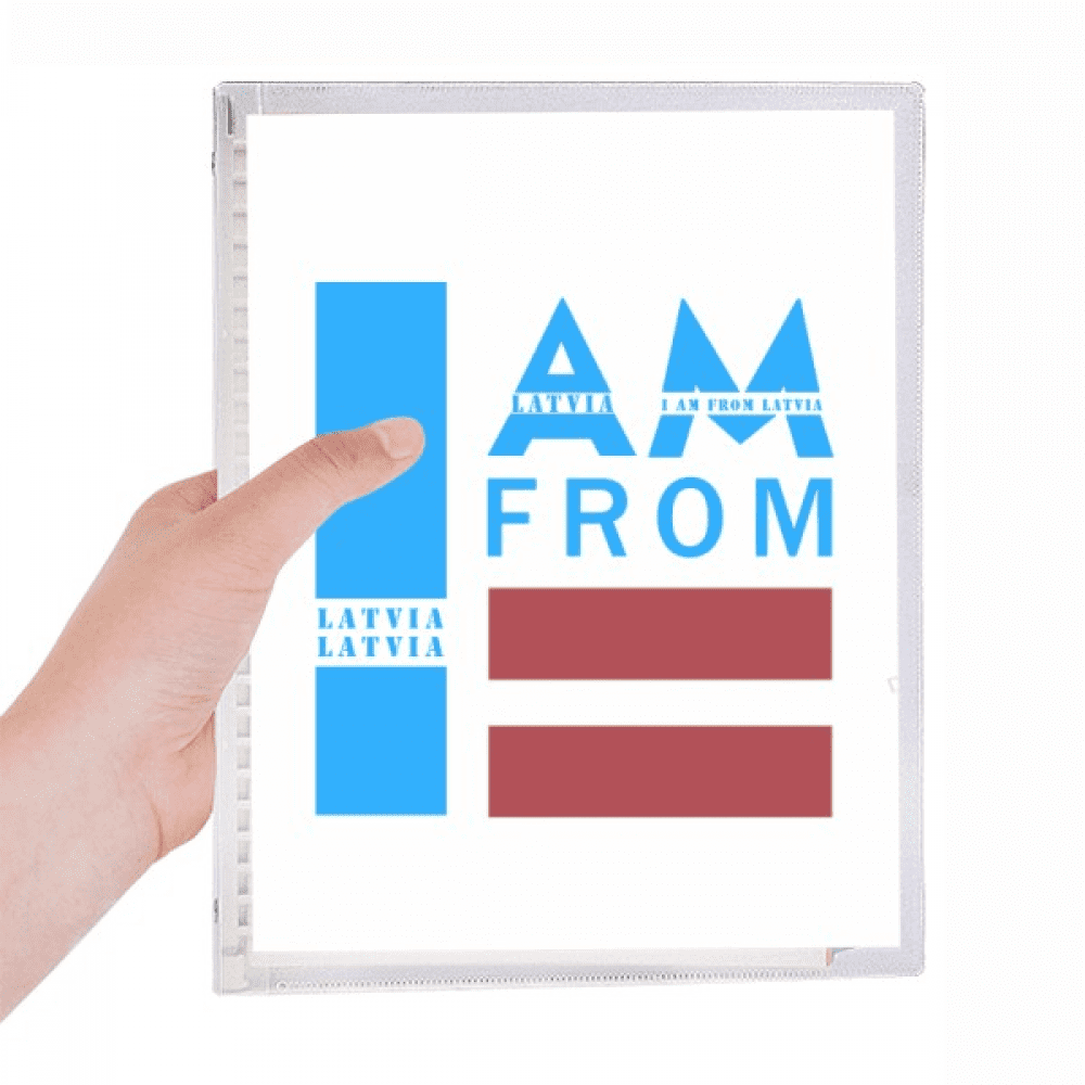 i am from latvia notebook loose diary refillable journal statiry