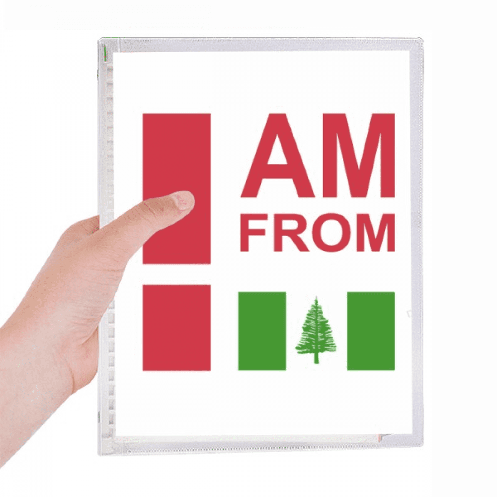 i am from norfolk island notebook loose diary refillable journal statiry