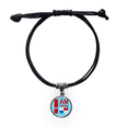 thumbnail image 1 of i am from panama bracelet leather wristband black jewelry, 1 of 4