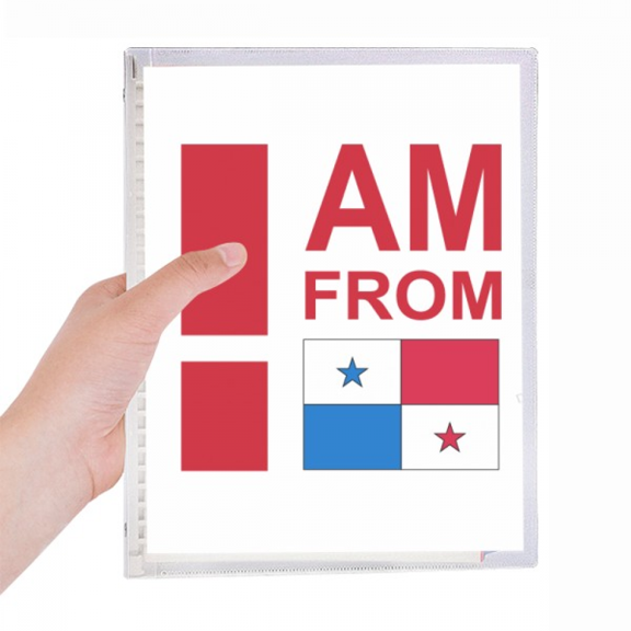 i am from panama notebook loose diary refillable journal statiry