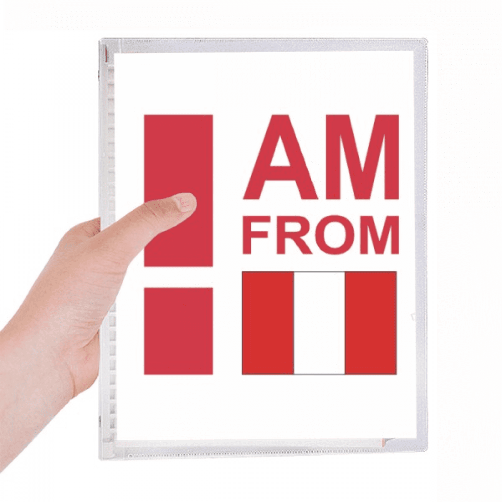i am from peru notebook loose diary refillable journal statiry