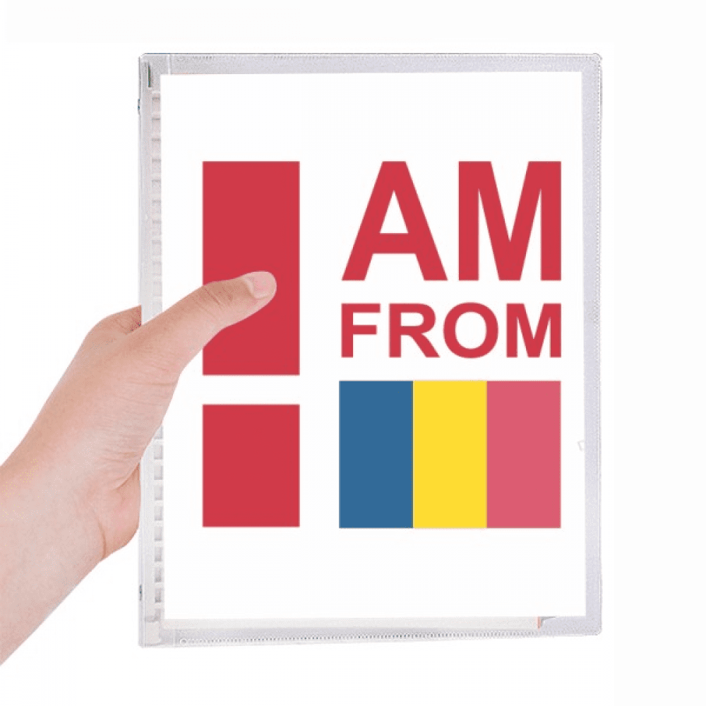 i am from romania notebook loose diary refillable journal statiry