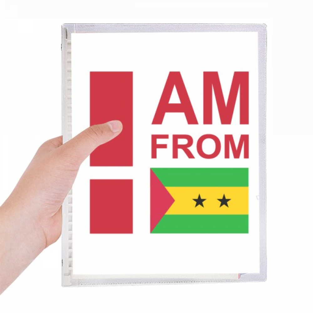 i am from sao tome principe notebook loose diary refillable journal statiry