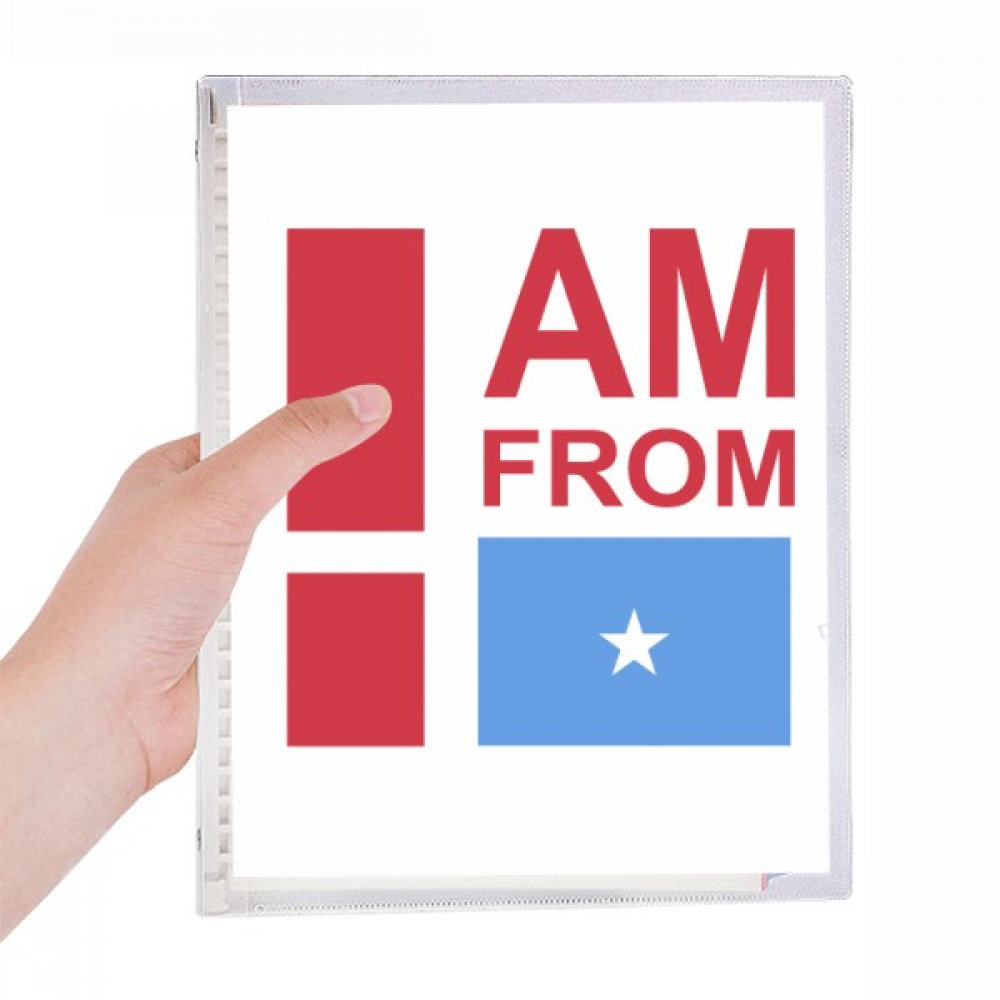 i am from somalia notebook loose diary refillable journal statiry