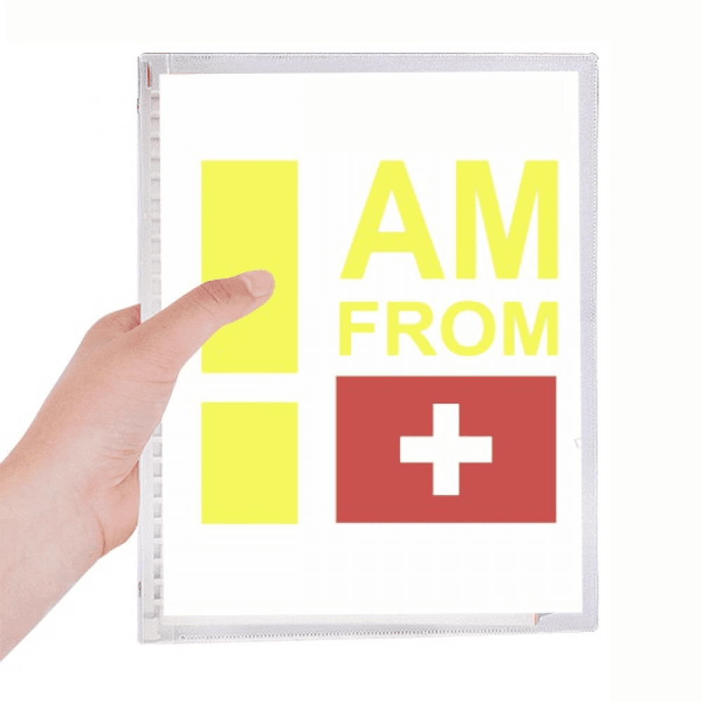 i am from switzerland notebook loose diary refillable journal statiry