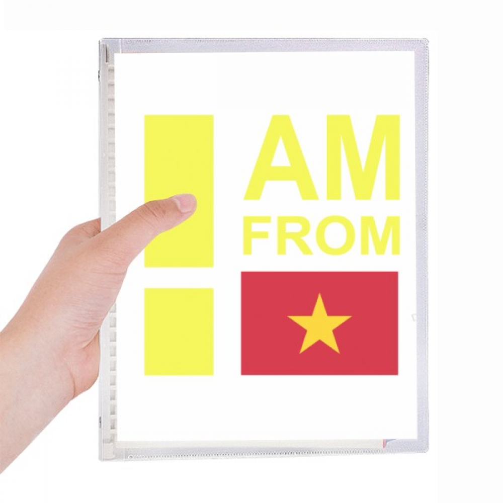 i am from vietnam notebook loose diary refillable journal statiry