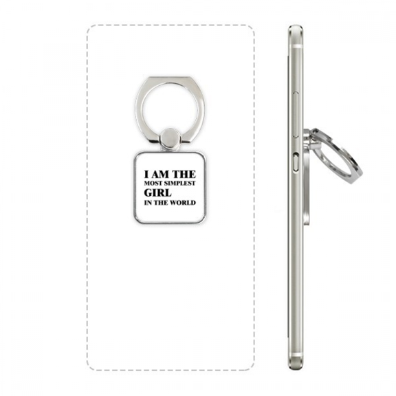 i am the simplest girl square cell ph  stand holder bracket universal support