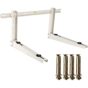 i-cool Sturdy Steel Solid Epoxy Heavy Duty, Foldable Wall Mounting Bracket Silver