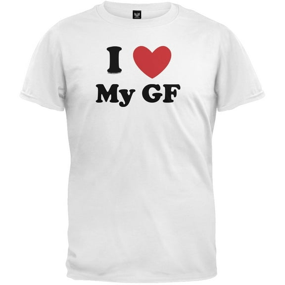 i heart my gf t-shirt