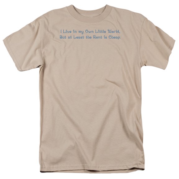 My Own Little World Officially Licensed Adult T Shirt