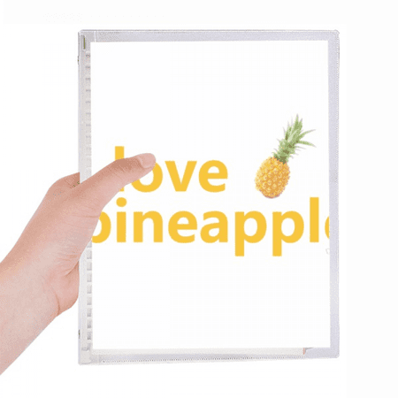 i love fruit pineapple notebook loose diary refillable journal statiry