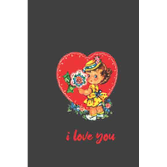 i love you : retro style flower bouquet valentine's day gift for lovers and romantic moment (Paperback)