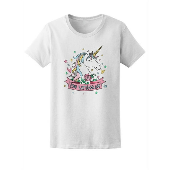 i'm unique cute trendy unicorn Tee Women's -Image by Shutterstock
