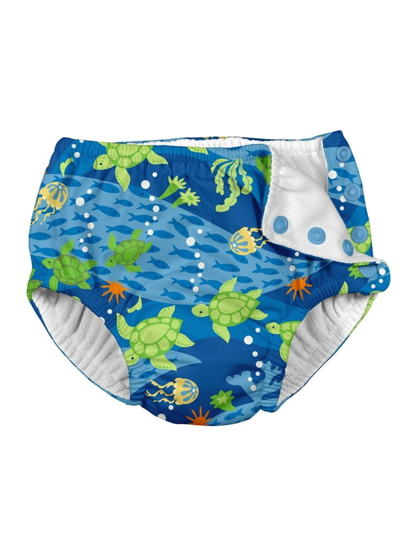 i play. Baby and Toddler Boys Snap Reusable Absorbent Swim Diaper