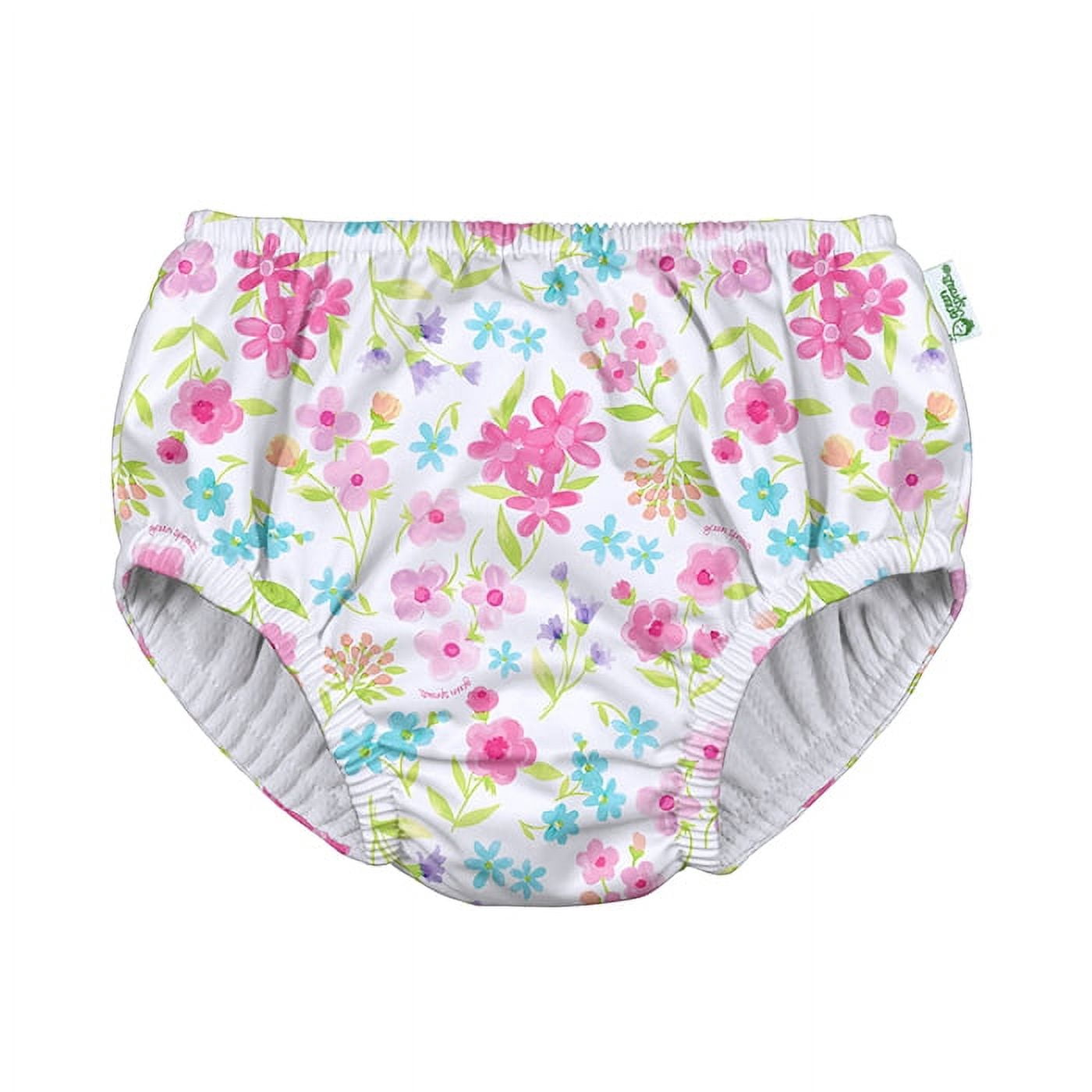 i play. Baby and Toddler Girl Pull-up Reusable Absorbent 2PK Swimsuit Diaper, Sizes 6M-4T
