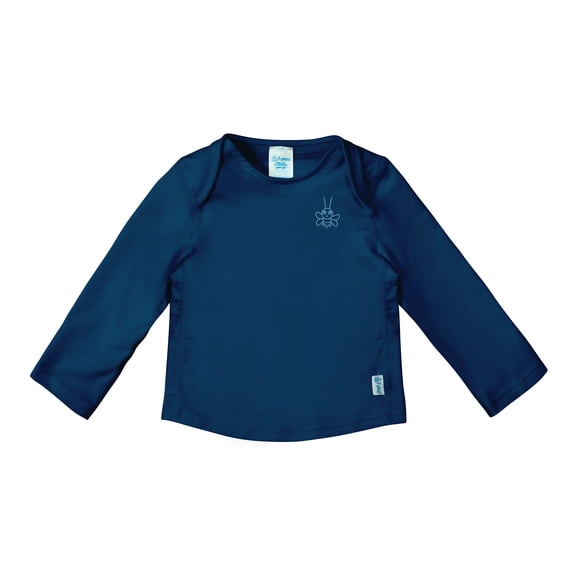 i play. Baby and Toddler Girls and Boys Unisex Long Sleeve Rashguard Swim Shirt, UPF 50+