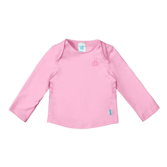 i play. Baby and Toddler Girls and Boys Unisex Long Sleeve Rashguard Swim Shirt, UPF 50+