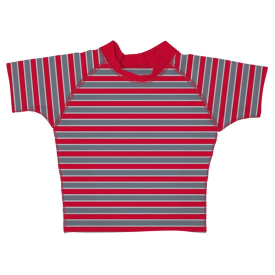 i play Short Sleeve Stripe Rashguard