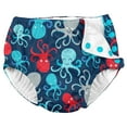 thumbnail image 1 of i play Unisex Reusable Absorbent Baby Swim Diapers - Swimming Suit Bottom | No Other Diaper Necessary Navy Octopus 12 Months, 1 of 7