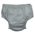 thumbnail image 1 of i play by Green Sprouts Reusable, Eco Snap Swim Diaper with Gussets, UPF 50+, Gray, 6 mo, 1 of 1